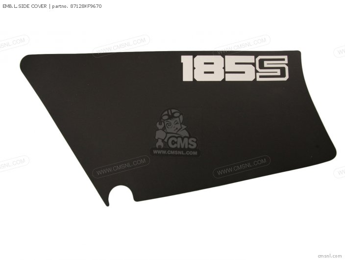 Honda EMB.L.SIDE COVER 87128KF9670 Honda EMB.L.SIDE COVER 87128KF9670