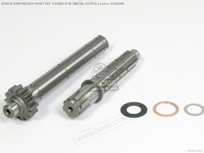 Takegawa ENGINE COMP MISSION SHAFT SET  5-SPEED (FOR SPECIAL CLUTCH) 01000005