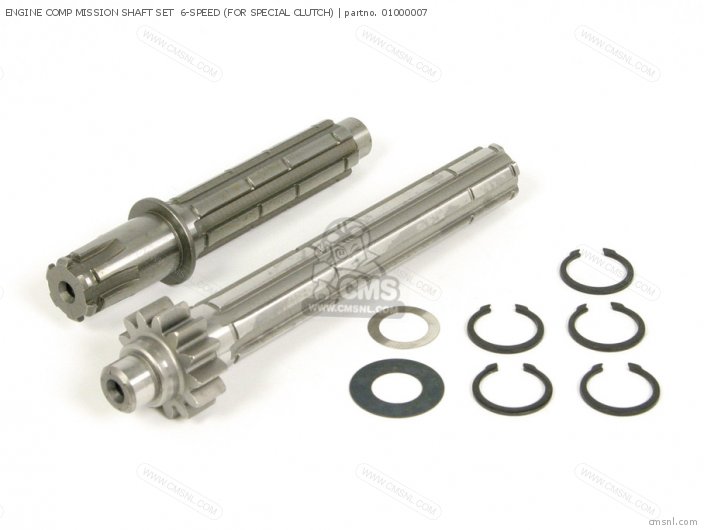 Engine Comp Mission Shaft Set  6-speed (for Special Clutch) photo