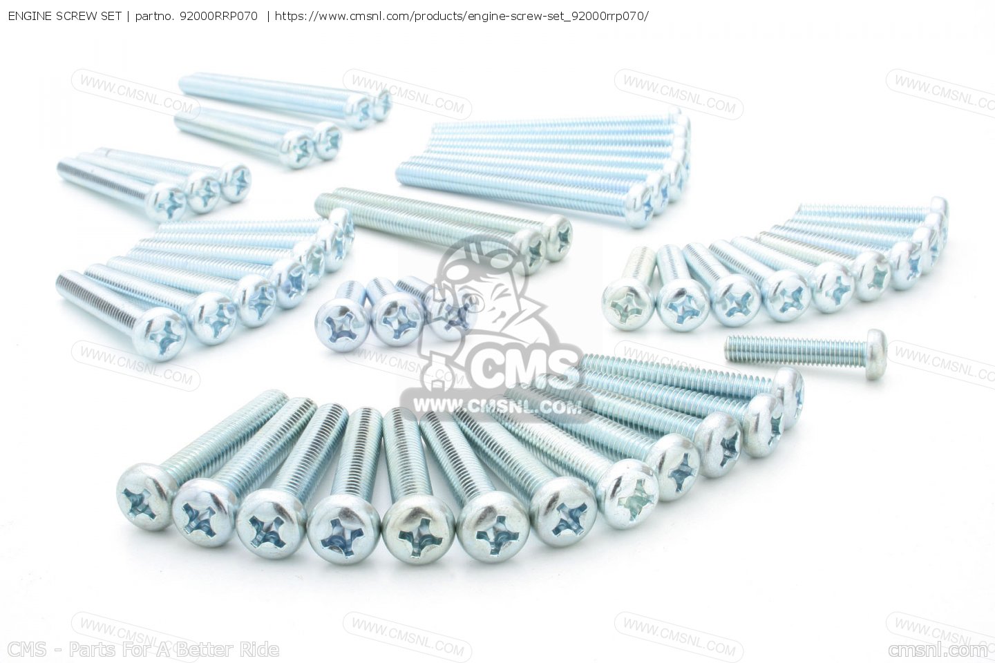92000RRP070 Engine Screw Set Honda buy the 92000RRP070 at CMSNL