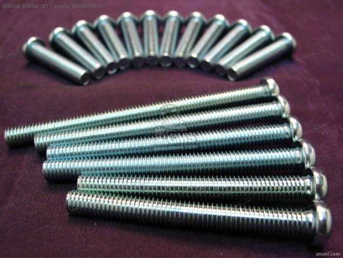 Honda ENGINE SCREW SET 92000RRP090