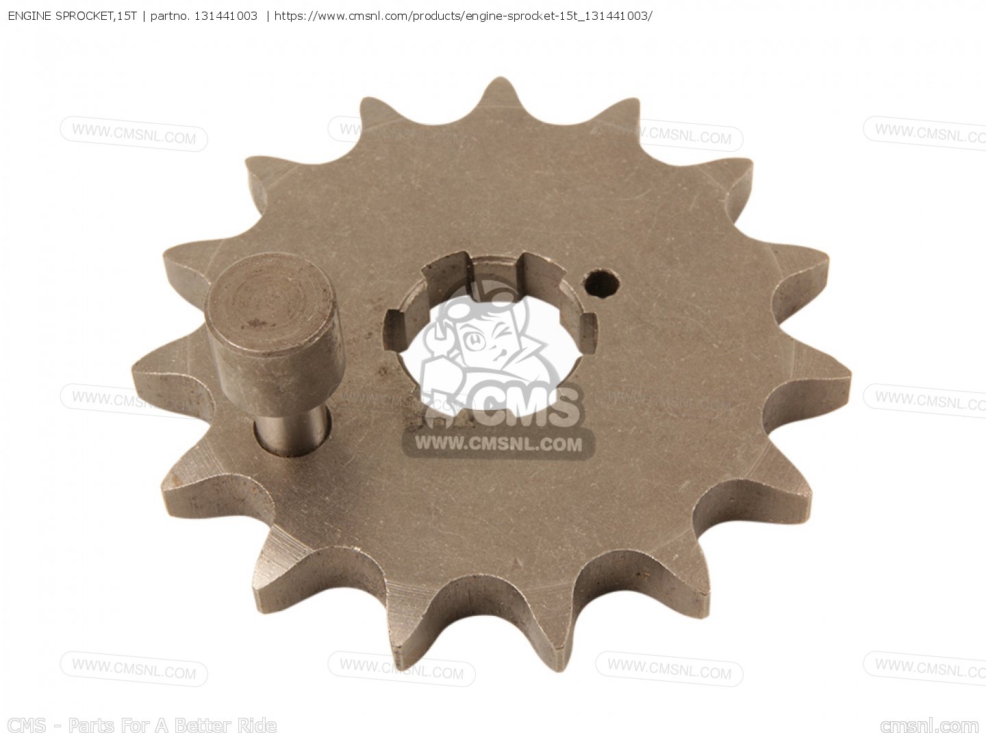 ENGINE SPROCKET,15T for KZ400B1 1978 CANADA order at CMSNL