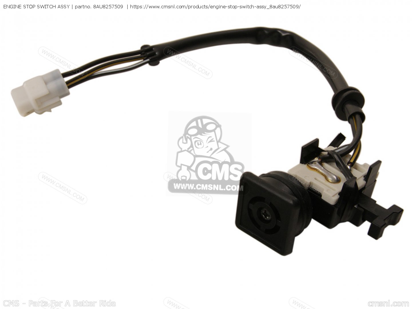 8AU8257509: ENGINE STOP SWITCH ASSY Yamaha - buy the 8AU 8AU8257509: ENGINE STOP SWITCH ASSY Yamaha - buy the 8AU