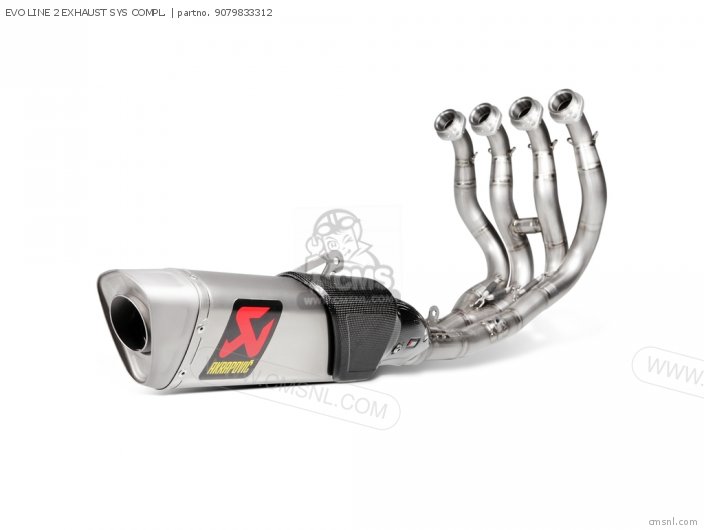 Yamaha EVO LINE 2 EXHAUST SYS COMPL. 9079833312