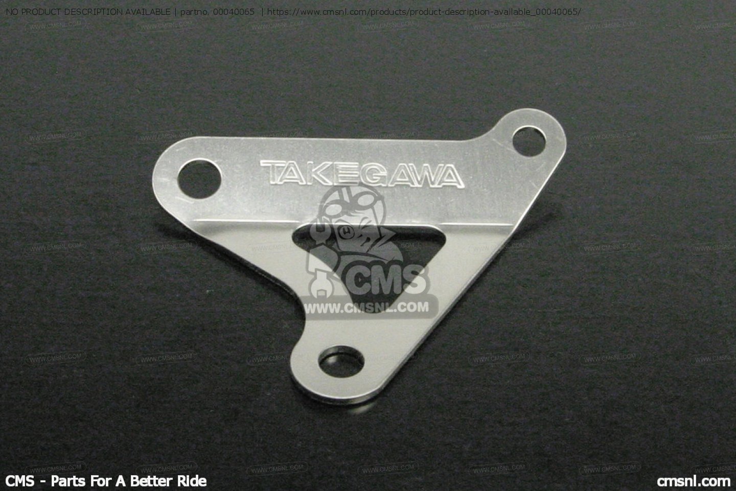 00040065 Exhaust Bracket (stainless Steel) Takegawa buy the 00040065 at CMSNL