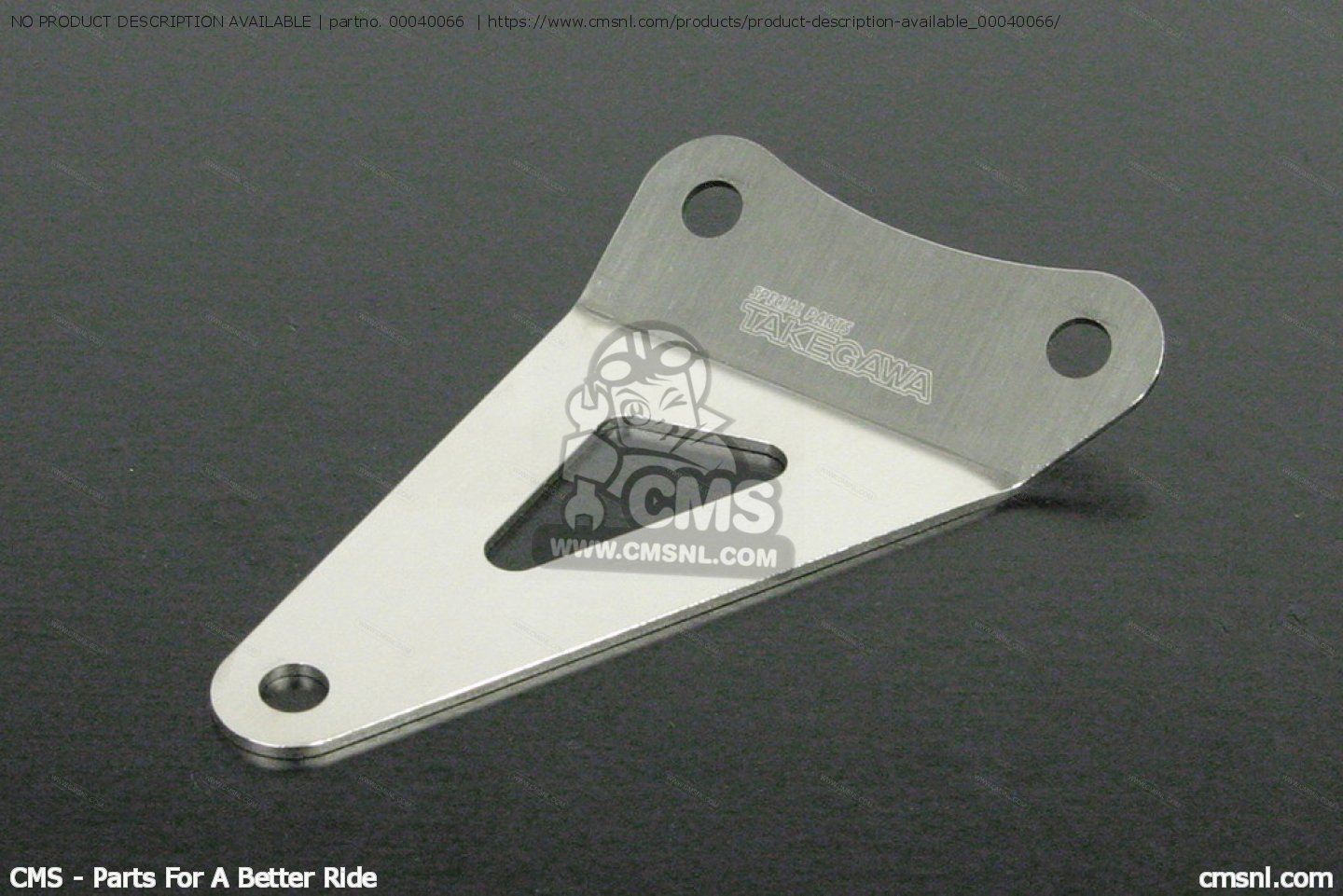 00040066 Exhaust Bracket (stainless Steel) Takegawa buy the 0004