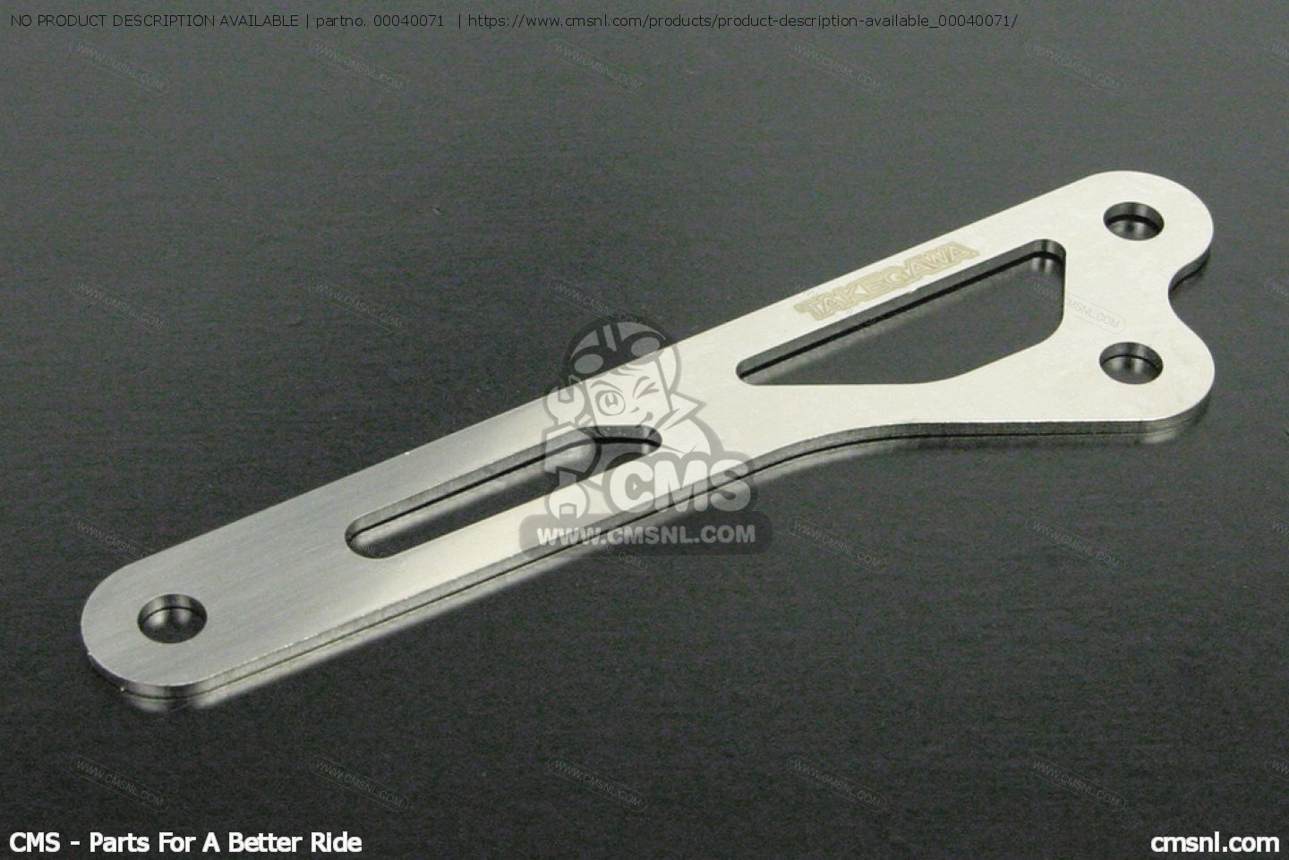 00040071 Exhaust Bracket (stainless Steel) Takegawa buy the 00040071 at CMSNL