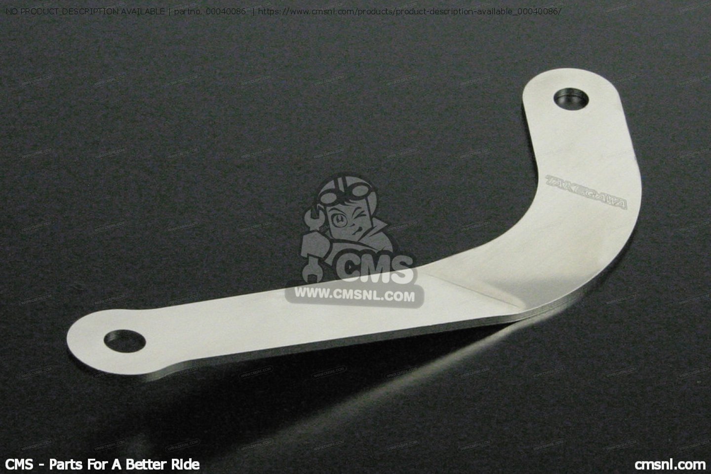 00040086 Exhaust Bracket (stainless Steel) Takegawa buy the 0004