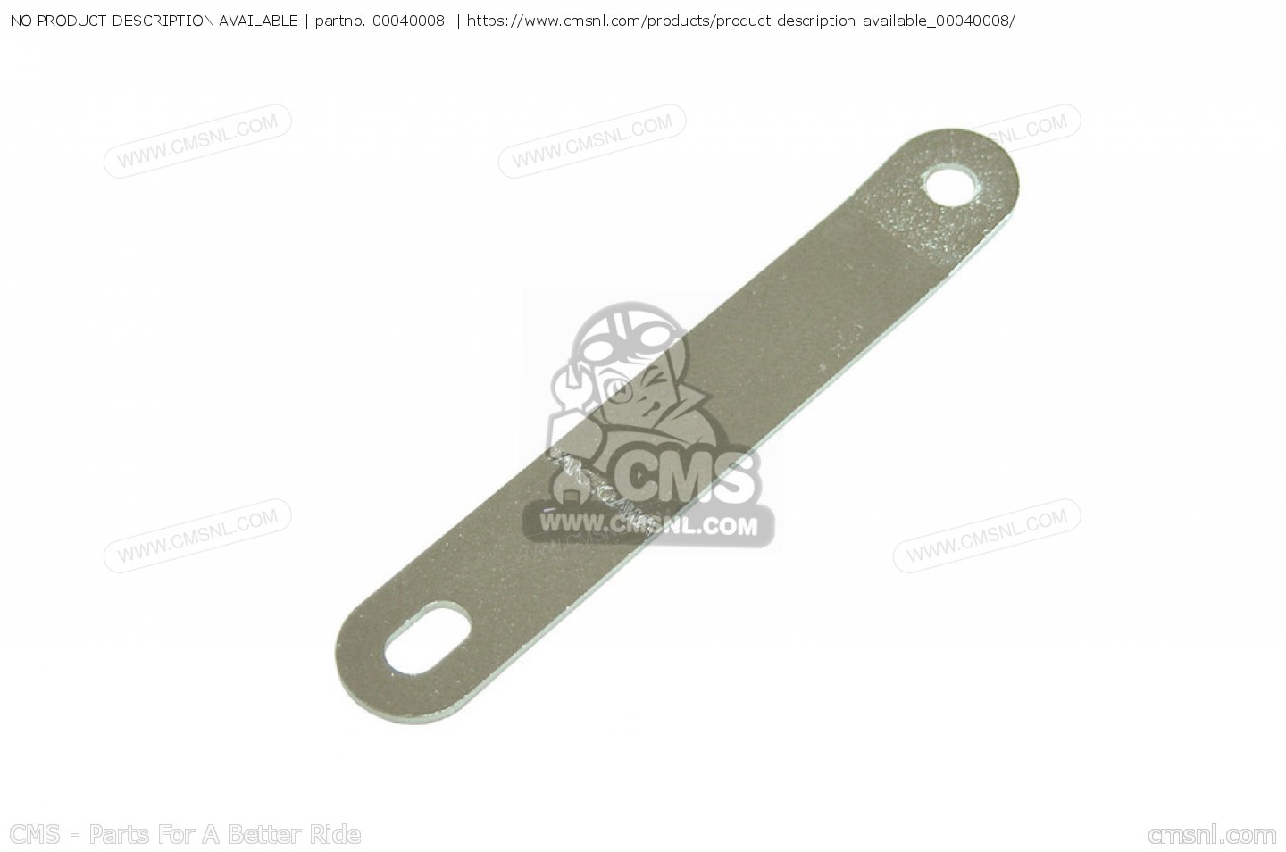00040008 Exhaust Bracket (steel) Takegawa buy the 00040008 at CMSNL