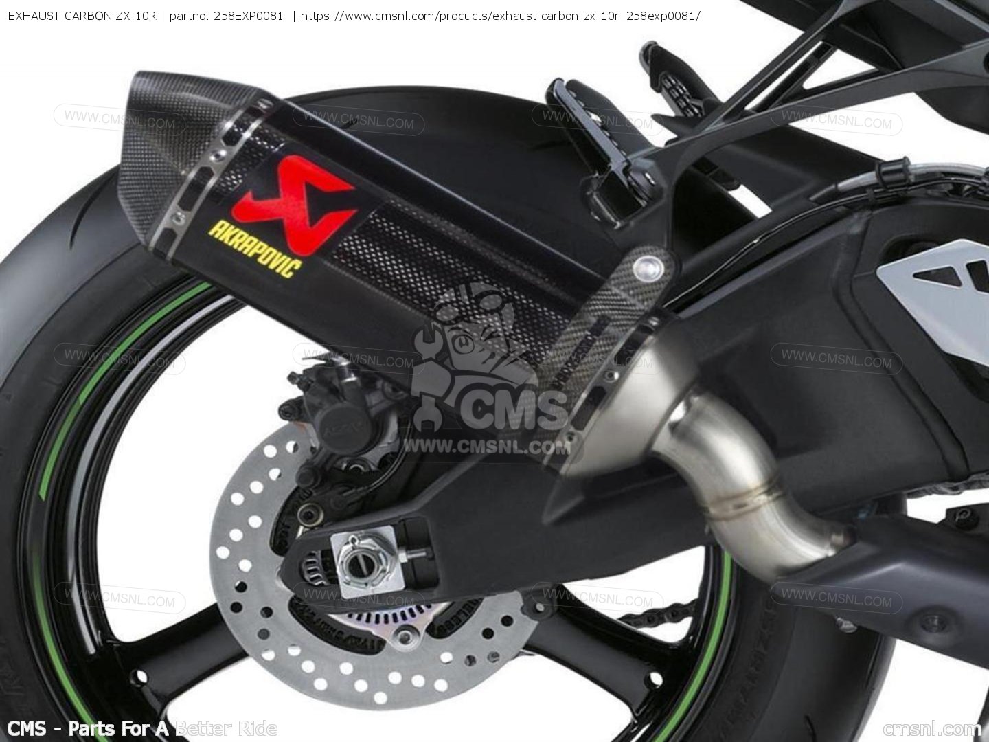 258EXP0081 Exhaust Carbon Zx10r Kawasaki buy the 258EXP0081 at CMSNL