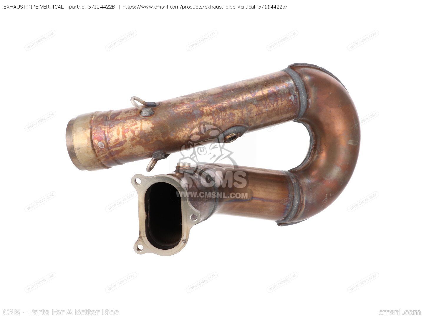 57114422B Exhaust Pipe Vertical Ducati buy the 57114422B at CMSNL