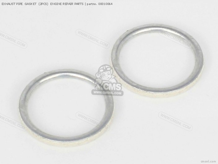 Takegawa EXHAUST PIPE  GASKET  (2PCS)  ENGINE REPAIR PARTS 00010064