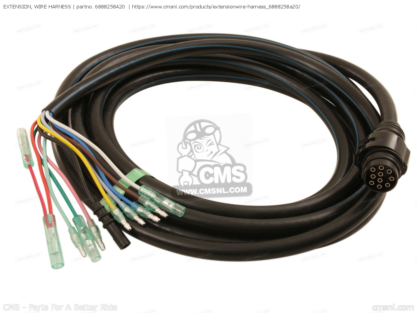 6888258A20: EXTENSION, WIRE HARNESS Yamaha - buy the 688