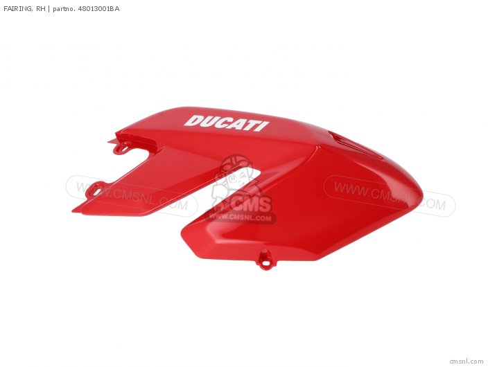 Ducati FAIRING, RH 48013001BA