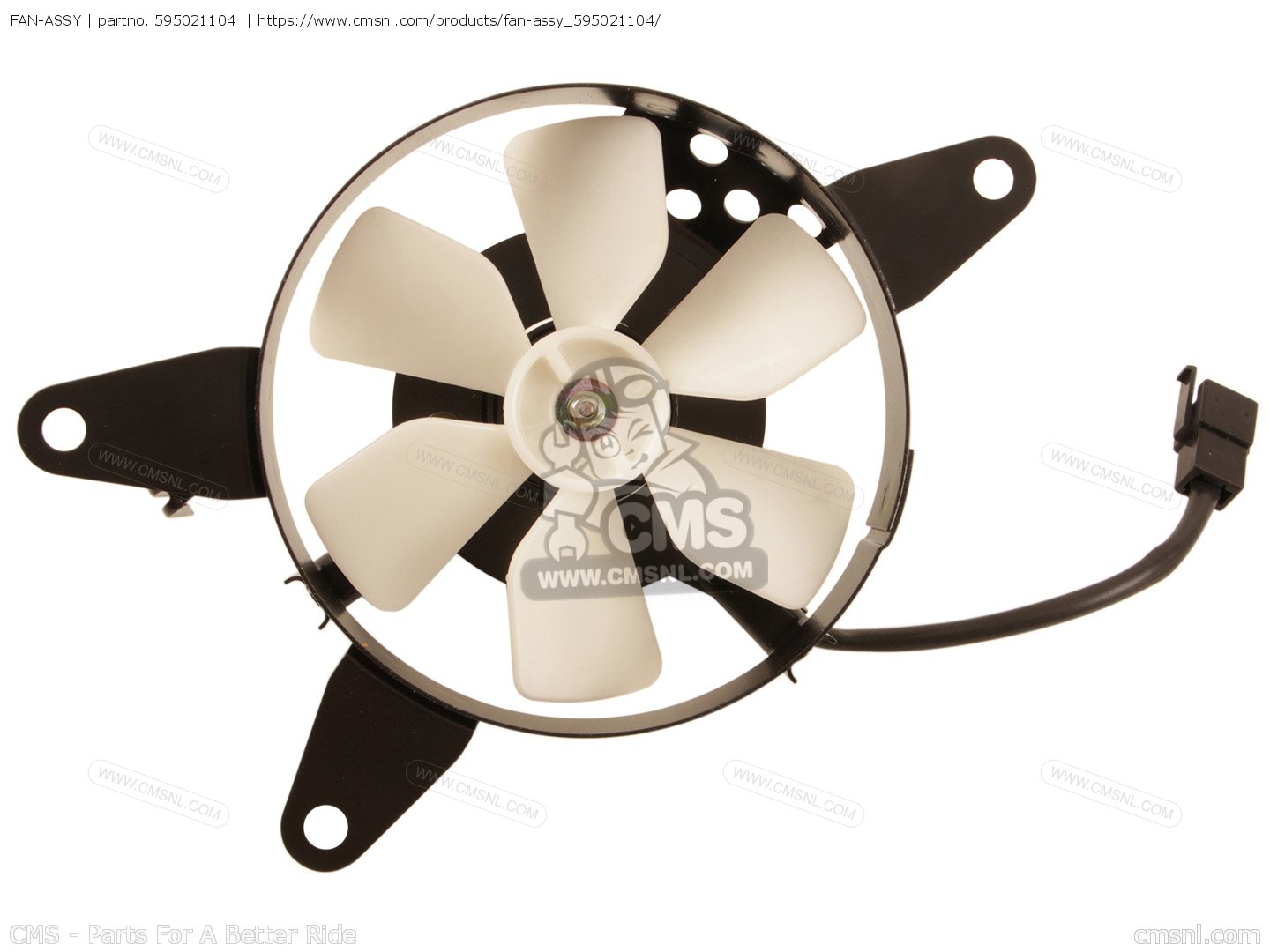595021104: FAN-ASSY Kawasaki - buy the 59502-1104 at CMSNL