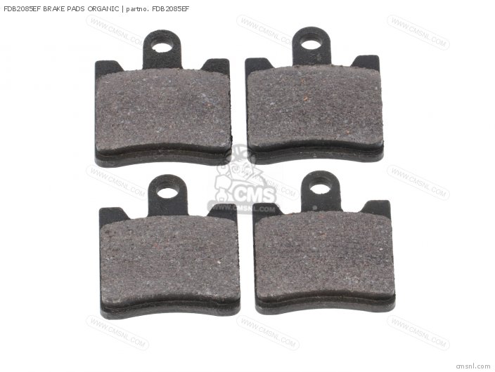 FERODO FDB2085EF BRAKE PADS ORGANIC FDB2085EF