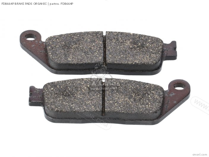 Fdb664p Brake Pads Organic photo