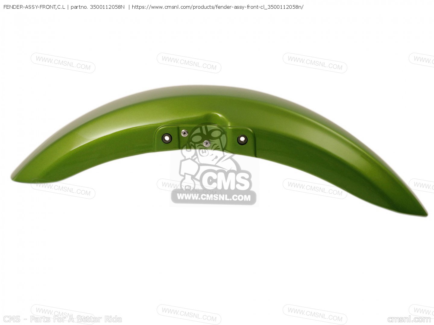 FENDER-ASSY-FRONT,C.L for ZR1200A1 ZRX1200R 2001 USA