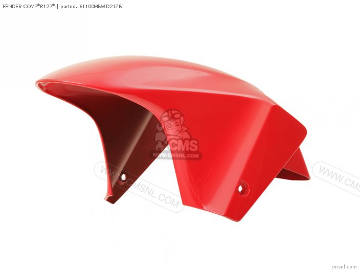 Honda FENDER COMP*R127* 61100MBWD21ZB Honda FENDER COMP*R127* 61100MBWD21ZB