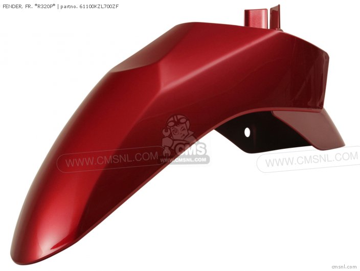 Honda FENDER,FR *R320P* 61100KZL700ZF Honda FENDER,FR *R320P* 61100KZL700ZF