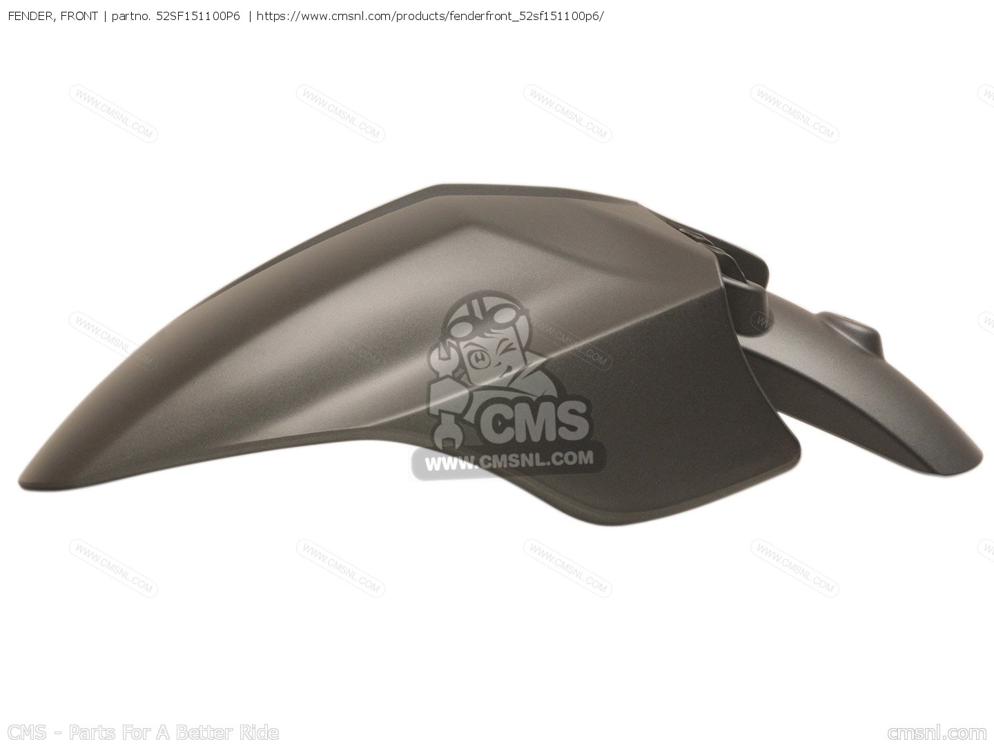 52SF151100P6: FENDER, FRONT Yamaha - buy the 52S-F1511-00-P6 at CMSNL