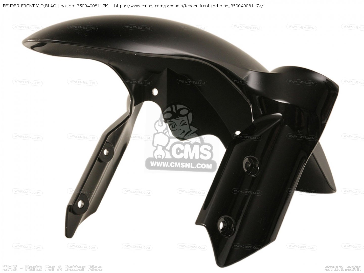 FENDER-FRONT,M.D,BLAC for KLE650B7F VERSYS EUROPE,MIDDLE EAST,AFRICA,UK - order at