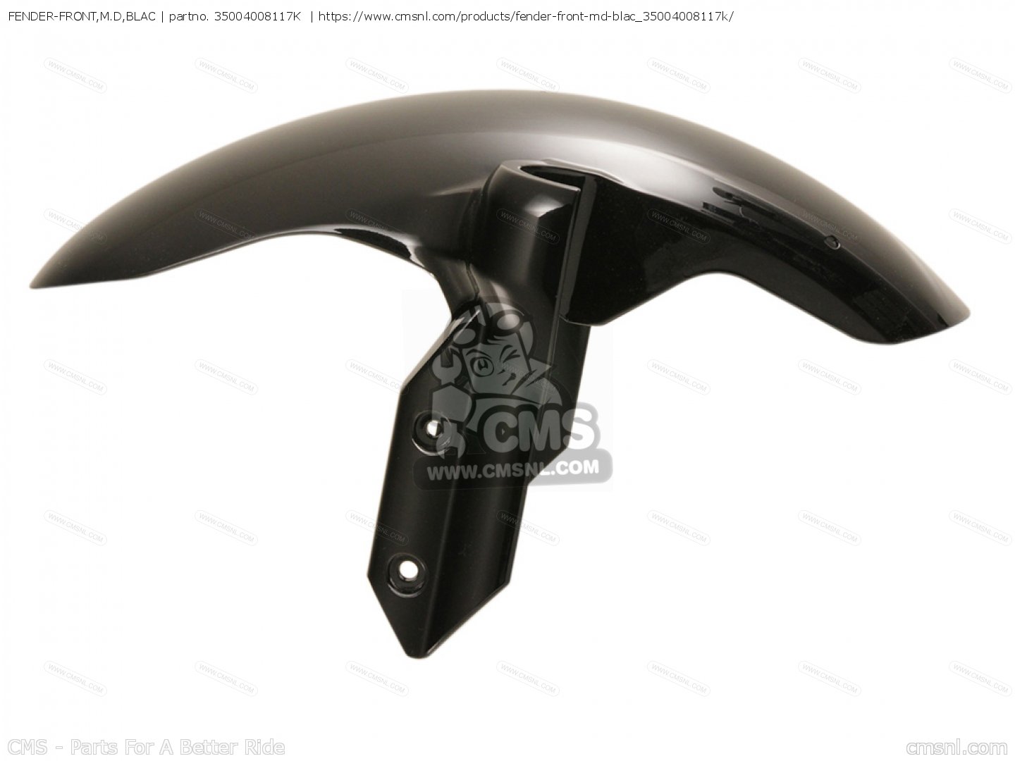 FENDER-FRONT,M.D,BLAC for KLE650B7F VERSYS EUROPE,MIDDLE EAST,AFRICA,UK - order at