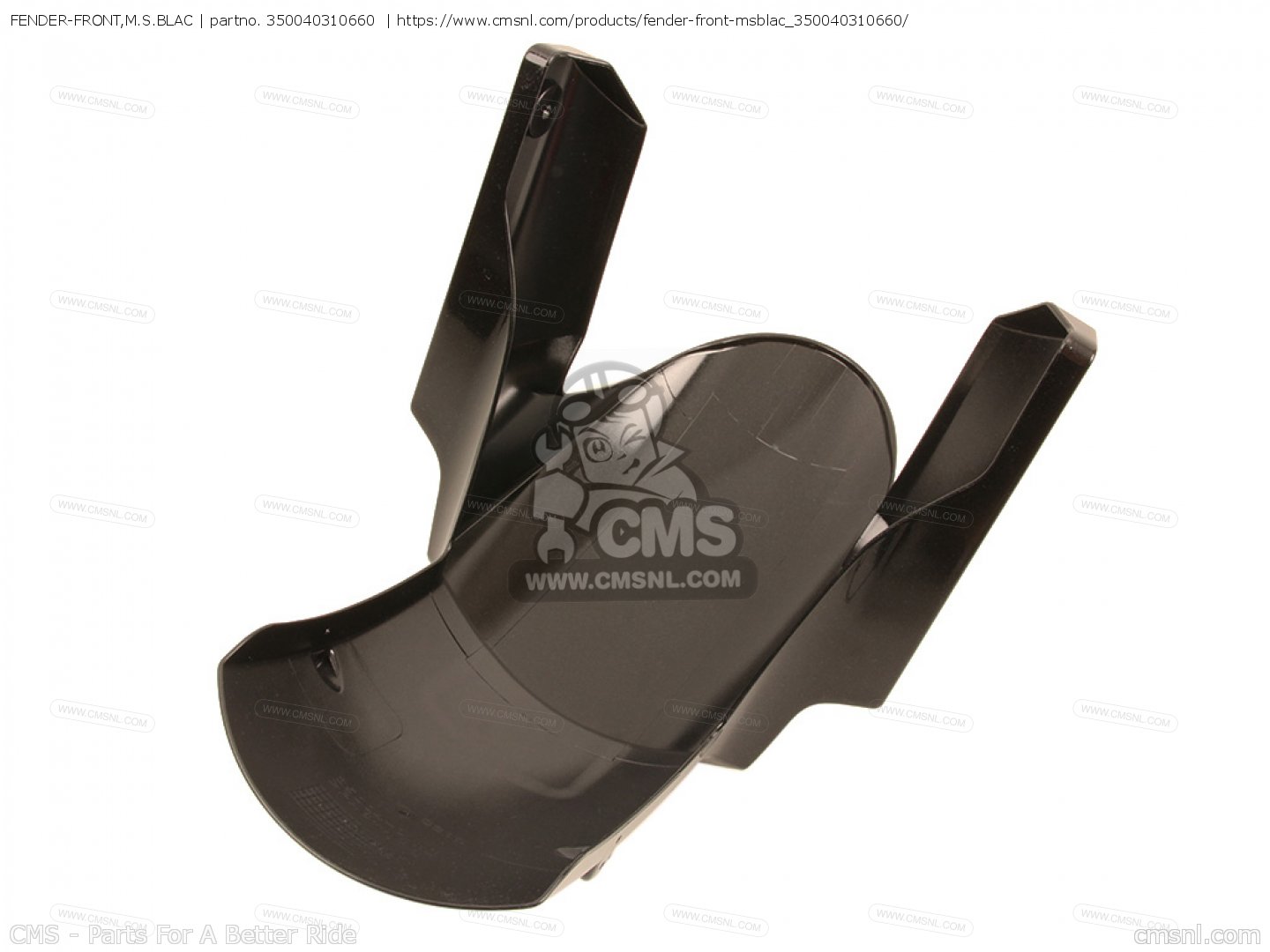 350040310660: Fender-front,m.s.blac Kawasaki - buy the 35004-0310