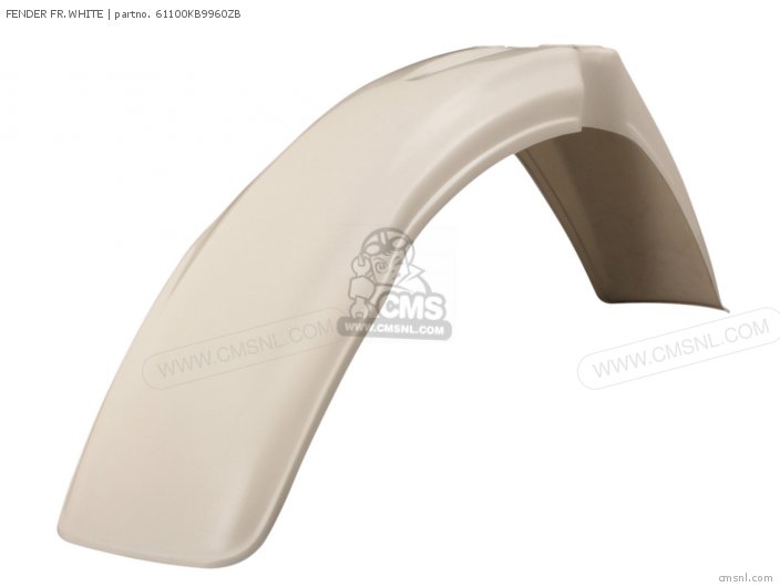 Honda FENDER FR.WHITE 61100KB9960ZB