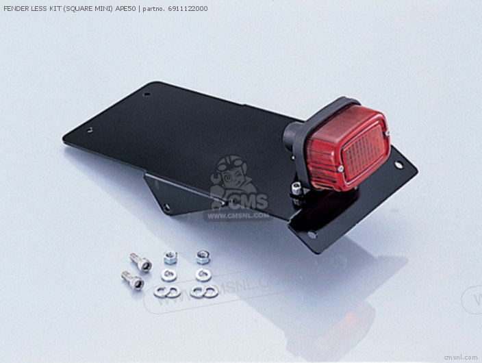 Kitaco FENDER LESS KIT (SQUARE MINI) APE50 6911122000