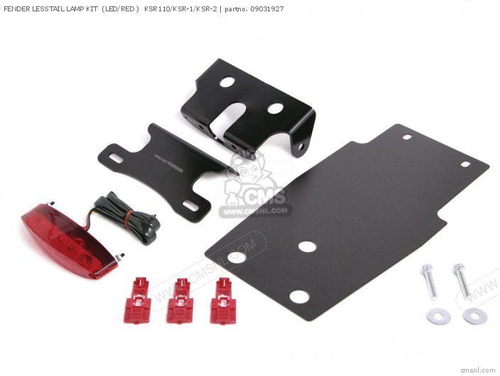 Takegawa FENDER LESSTAIL LAMP KIT  (LED/RED )  KSR110/KSR-1/KSR-2 09031927