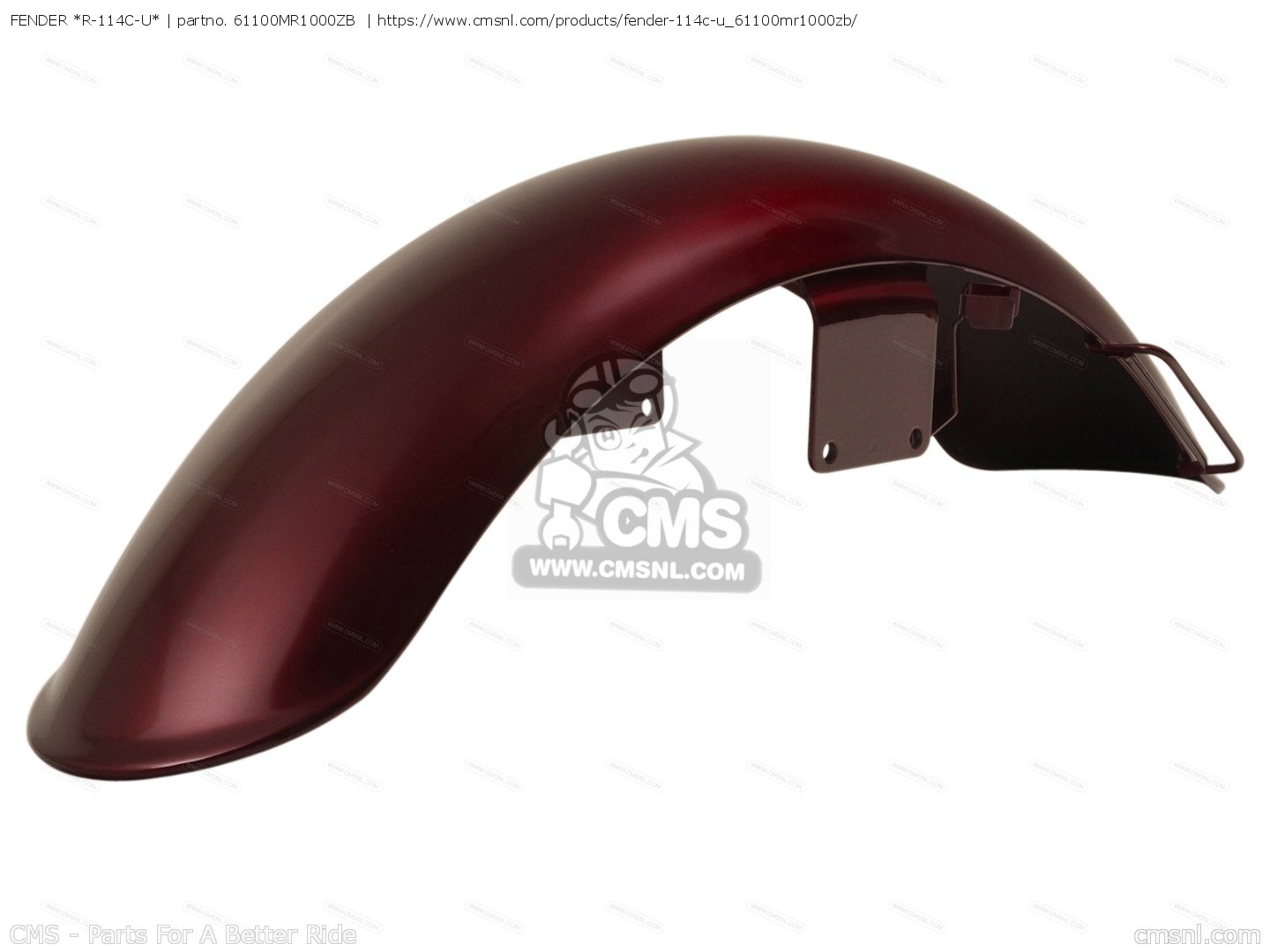 FENDER *R114CU* for VT600C SHADOW 1988 (J) EUROPEAN DIRECT SALES