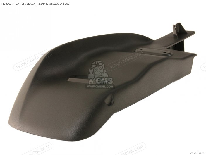 Kawasaki FENDER-REAR,LH,BLACK 350230045283