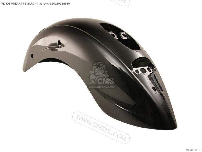 Kawasaki FENDER-REAR,M.S.BLACK 350230114660