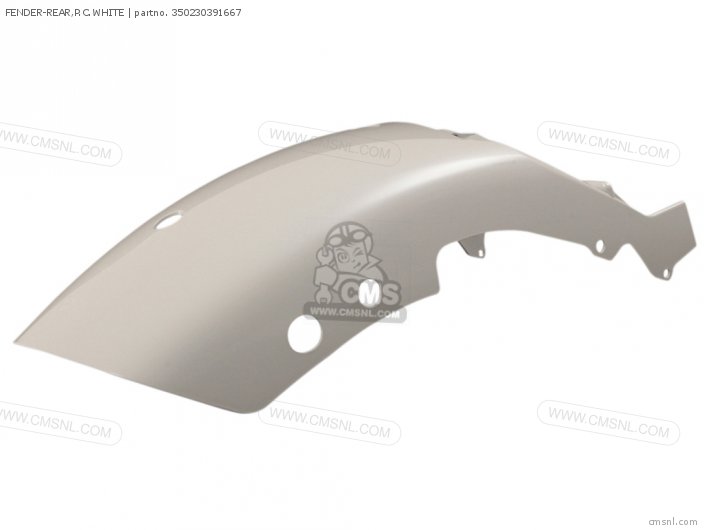 Kawasaki FENDER-REAR,P.C.WHITE 350230391667