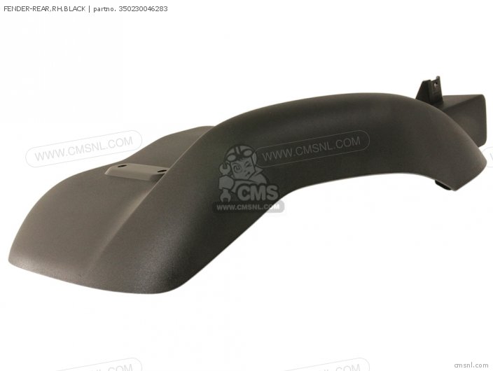 Kawasaki FENDER-REAR,RH,BLACK 350230046283