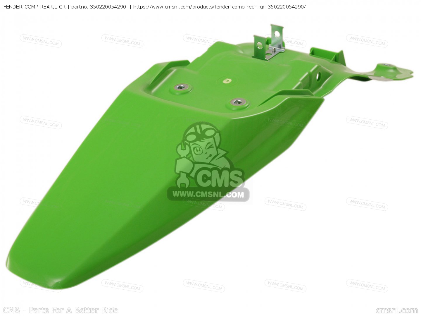 FENDER-COMP-REAR,L.GR for Kawasaki - order at CMSNL