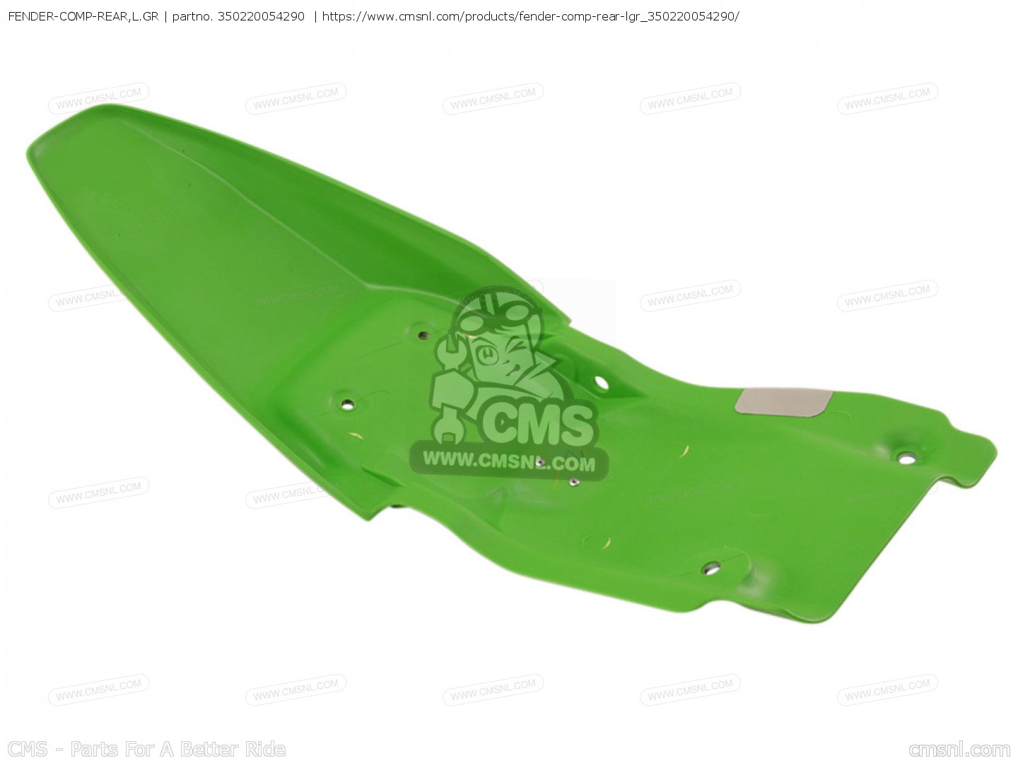 FENDER-COMP-REAR,L.GR for Kawasaki - order at CMSNL