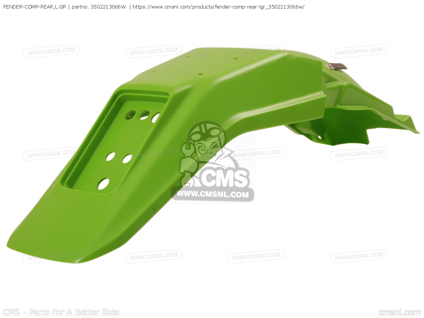FENDER-COMP-REAR,L.GR for Kawasaki - order at CMSNL