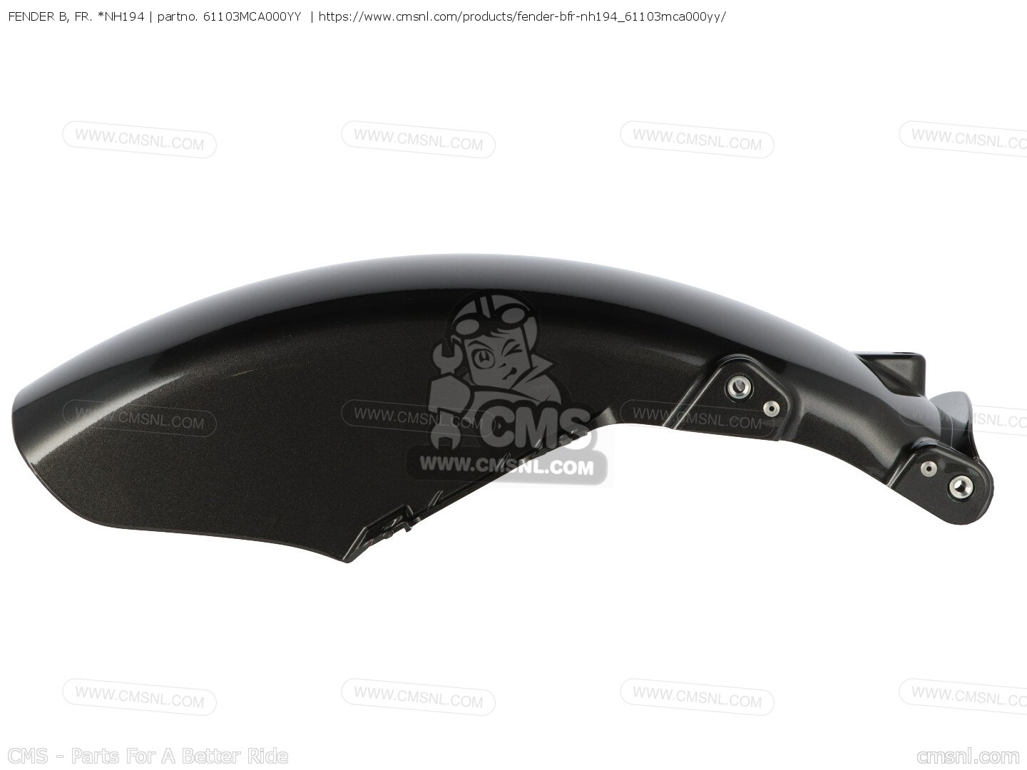 61103MCA000YY: FENDER,F*NH194MU* Honda - buy the 61103-MCA