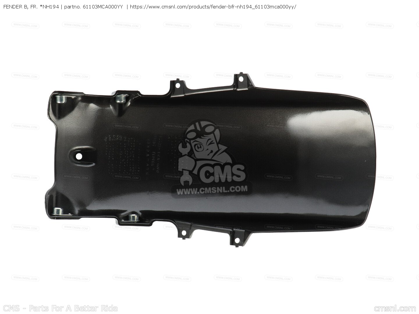 61103MCA000YY: FENDER,F*NH194MU* Honda - buy the 61103-MCA