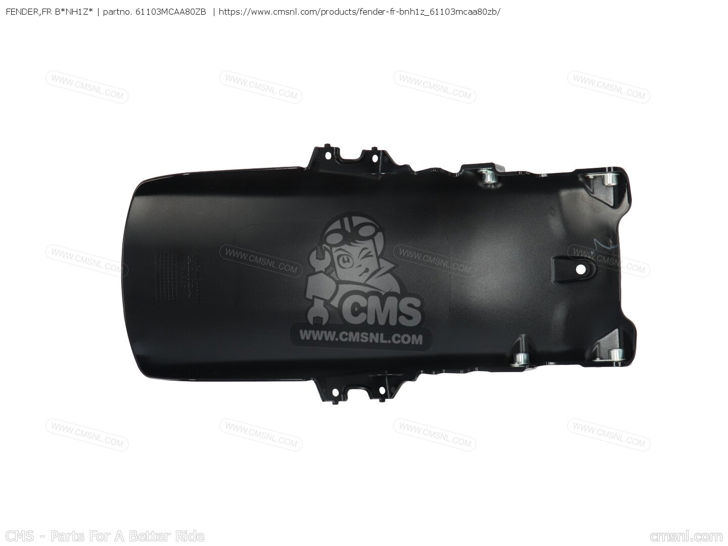 61103MCAA80ZB: FENDER,FR B*NH1Z* Honda - buy the 61103-MCA