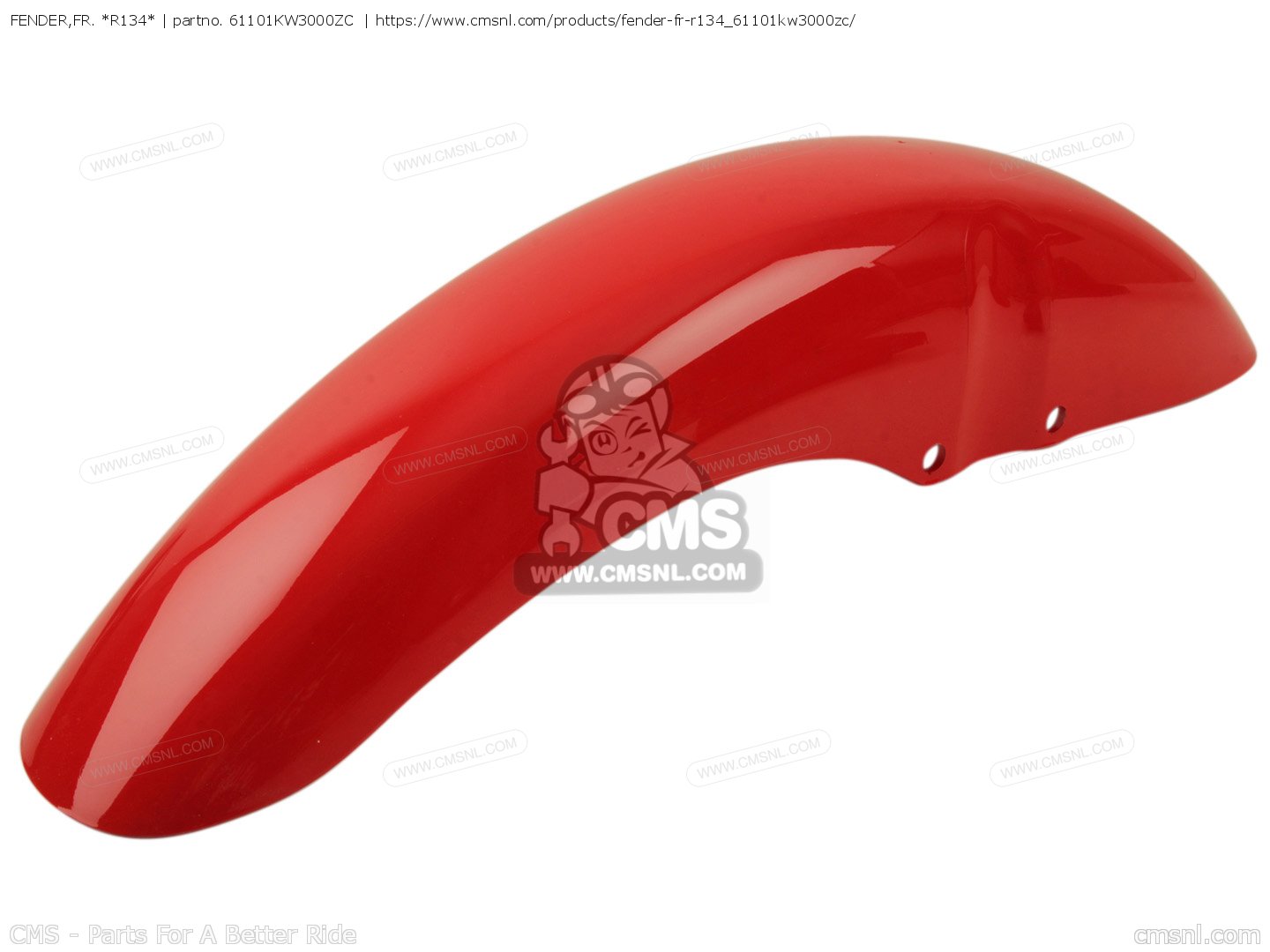 Fender Fr R FENDER,FR. *R134* for Honda - order at CMSNL