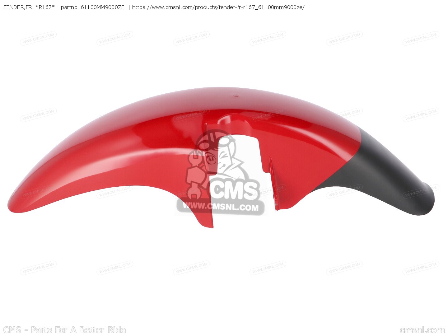 Fender Fr R 61100MM9000ZE: FENDER,FR. *R167* Honda - buy the 61100-MM9-000ZE at CMSNL