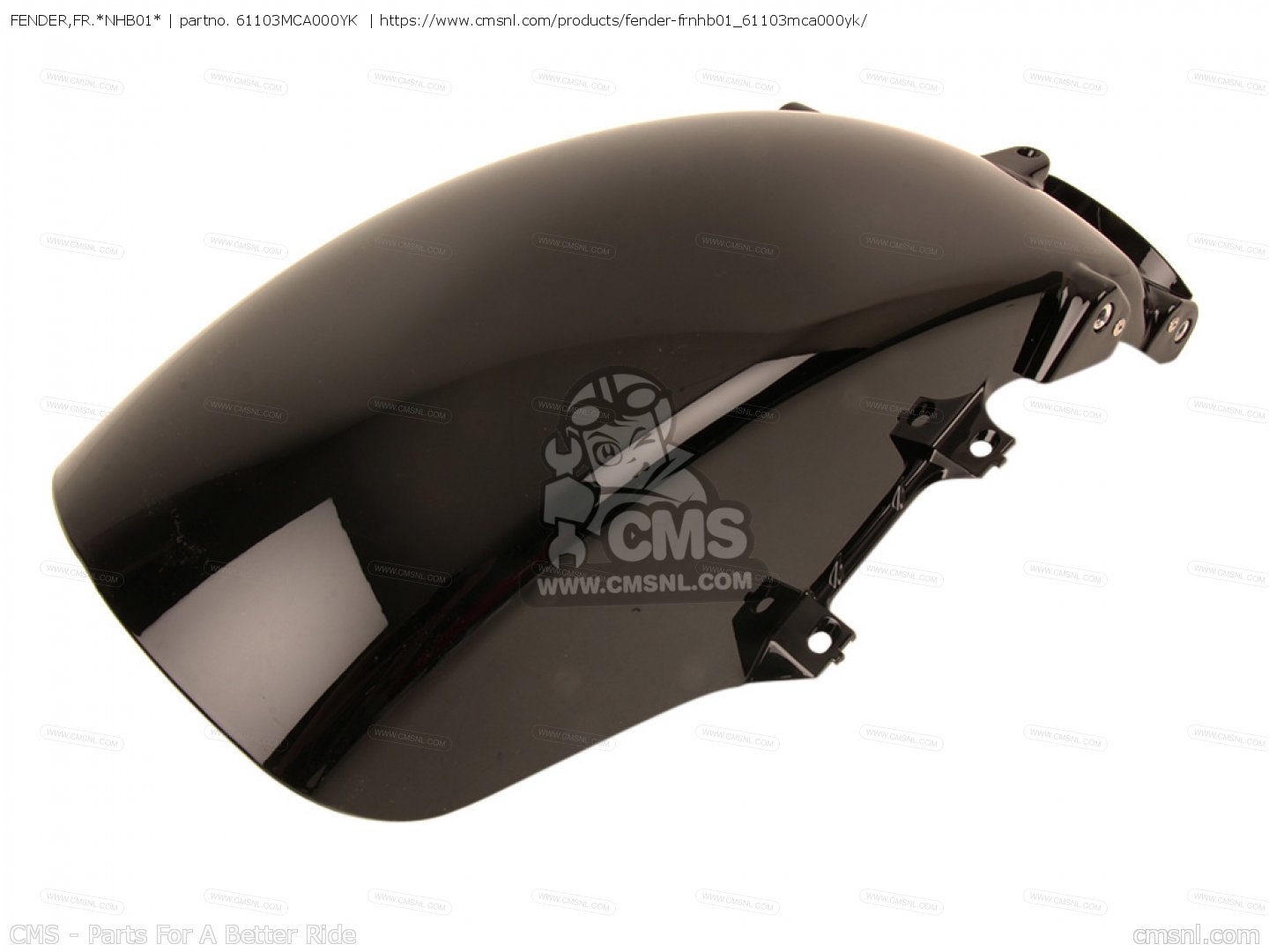 FENDER,FR.*NHB01* for Honda - order at CMSNL