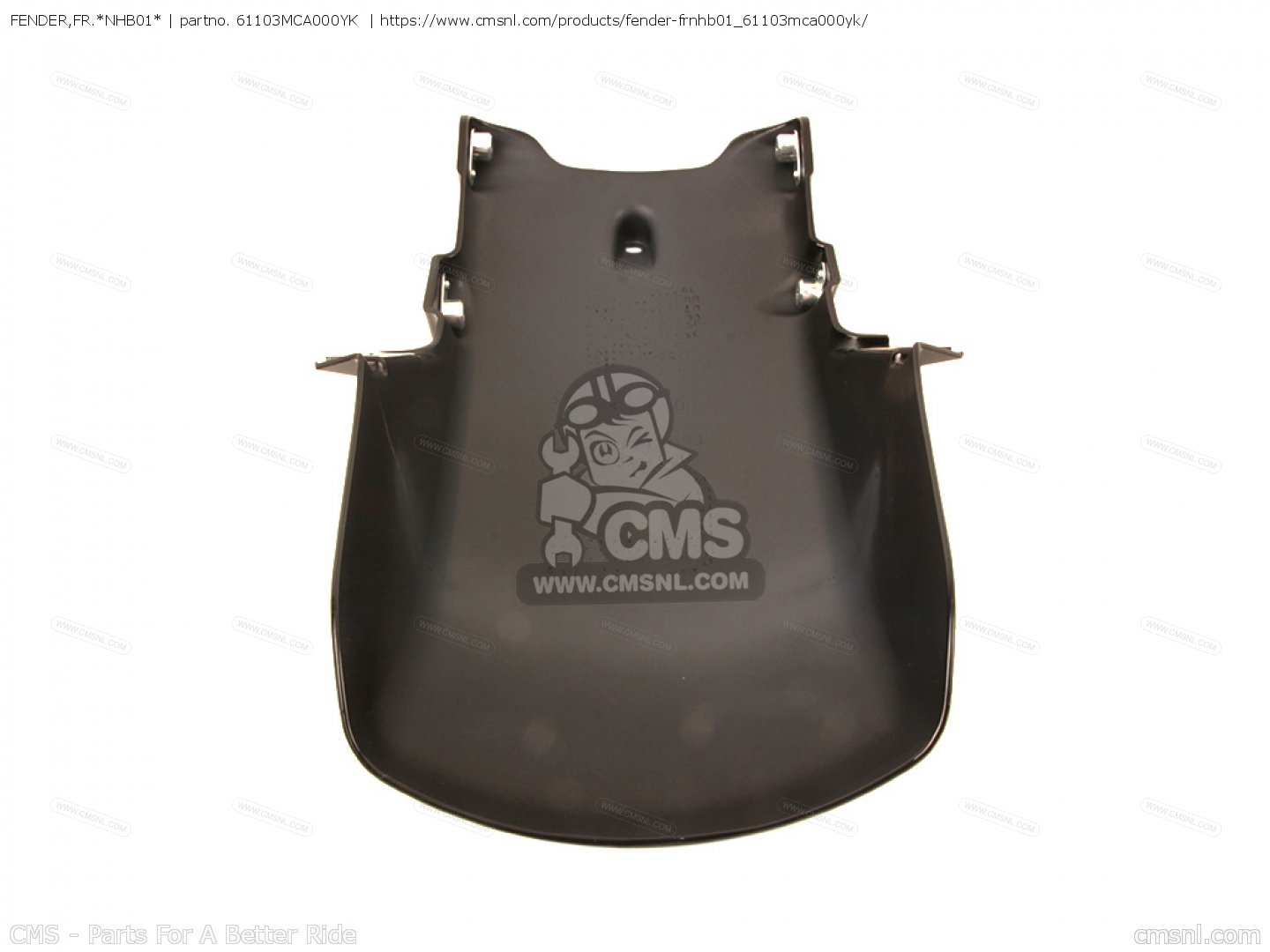FENDER,FR.*NHB01* for Honda - order at CMSNL
