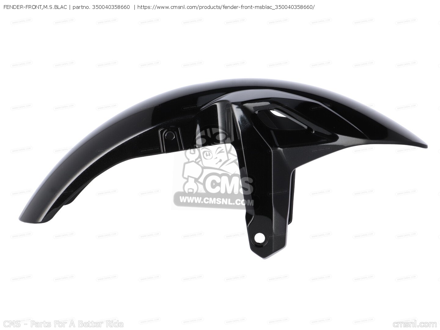 350040358660: FENDER-FRONT,M.S.BLAC Kawasaki - buy the