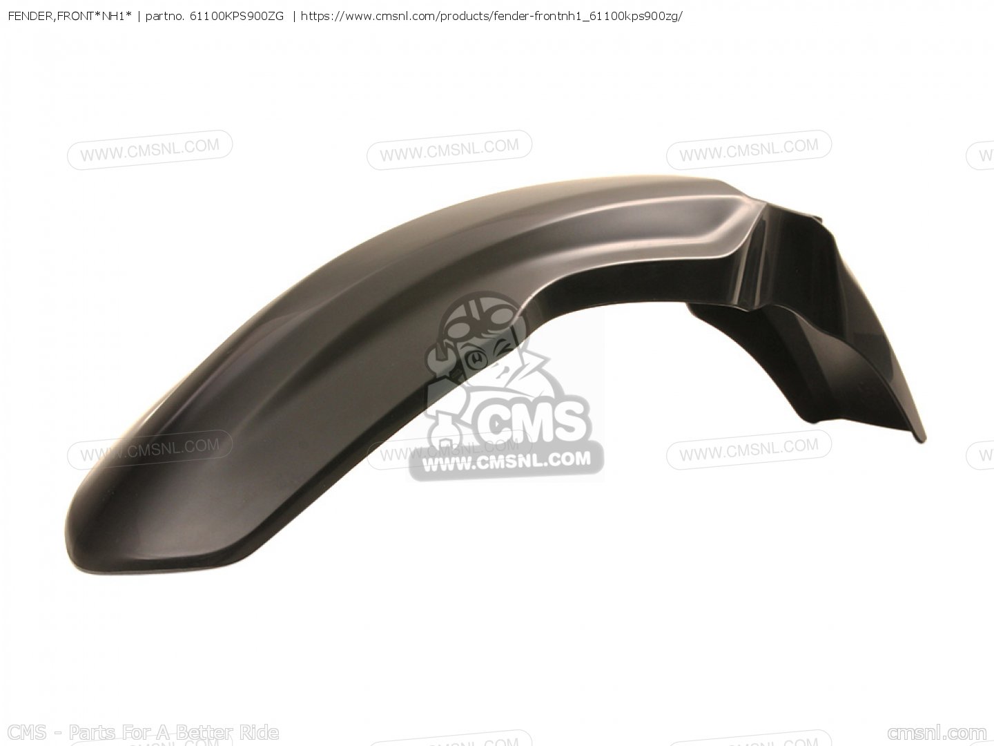 61100KPS900ZG: Fender,front*nh1* Honda - buy the 61100-KPS-900ZG at CMSNL