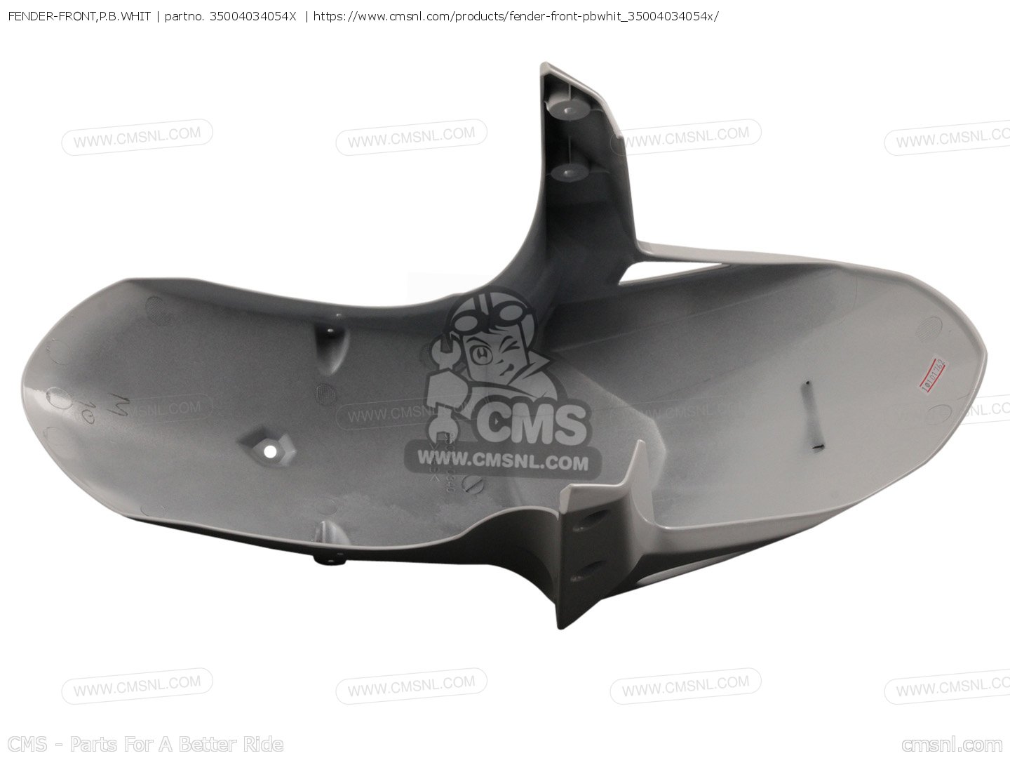 FENDER-FRONT,P.B.WHIT for Kawasaki - order at CMSNL