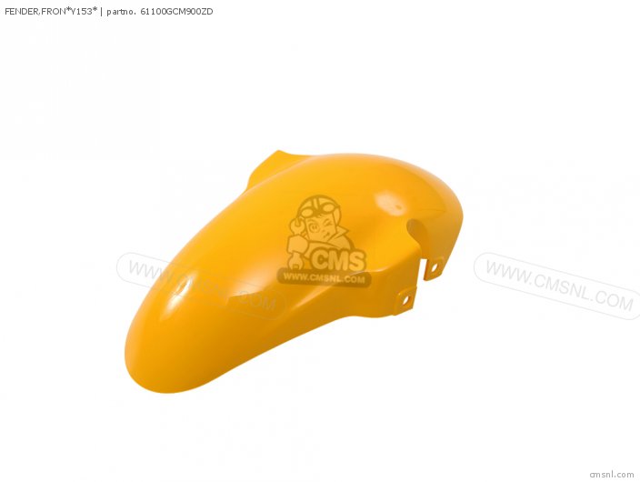 61100GCM900ZD: Fender,fron*y153* Honda - buy the 61100-GCM-900ZD at CMSNL